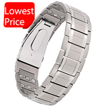 Adjustable pure copper magnetic therapy bracelet with cubic zirconia accents and neodymium magnets