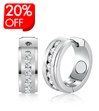 Adjustable pure copper magnetic therapy bracelet with cubic zirconia accents and neodymium magnets