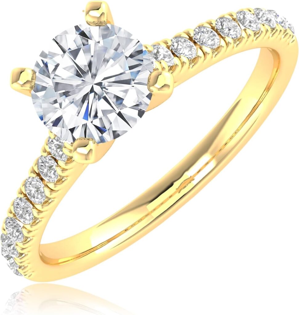 Lab-Grown Diamond Solitaire Ring for Engagement 2026