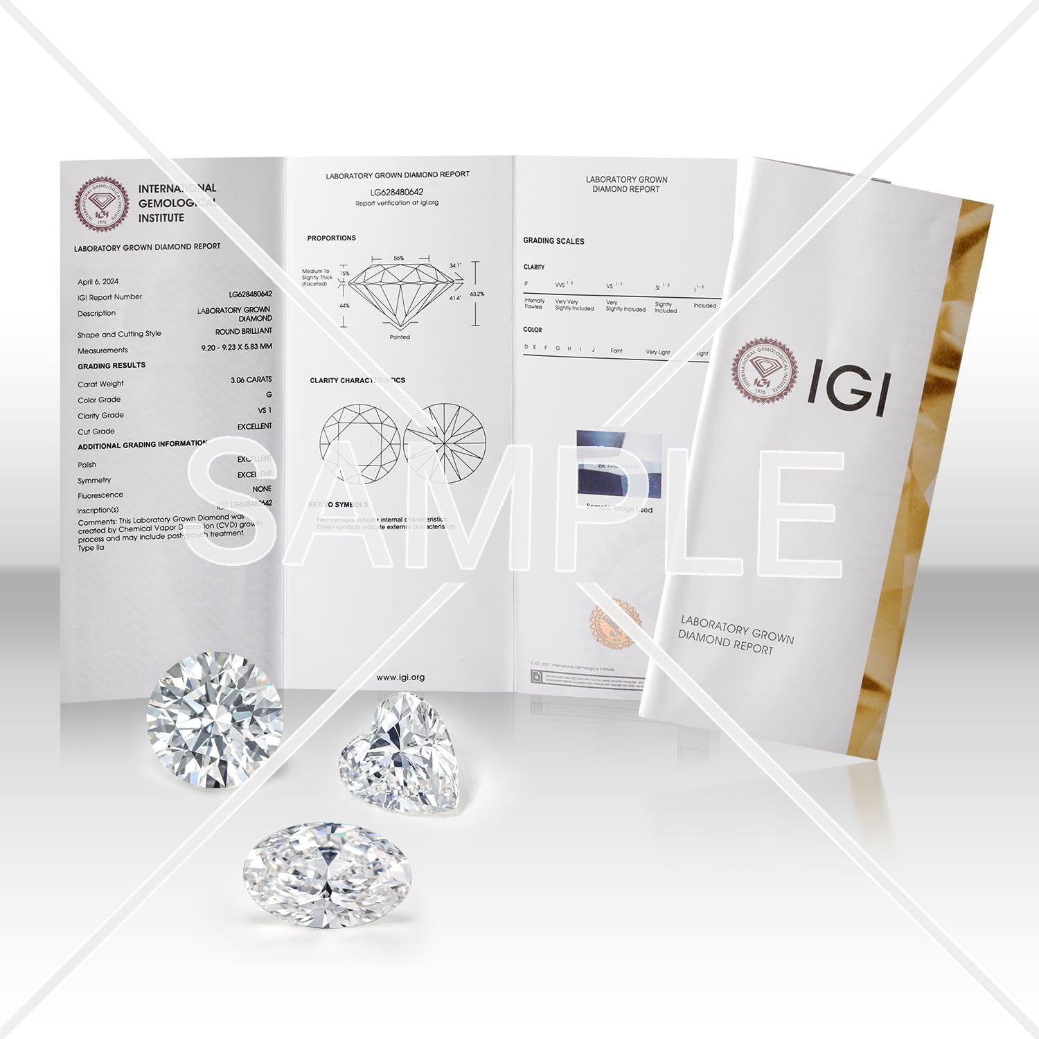 14K two-tone gold solitaire engagement ring with certified lab-grown diamond, classic prong setting