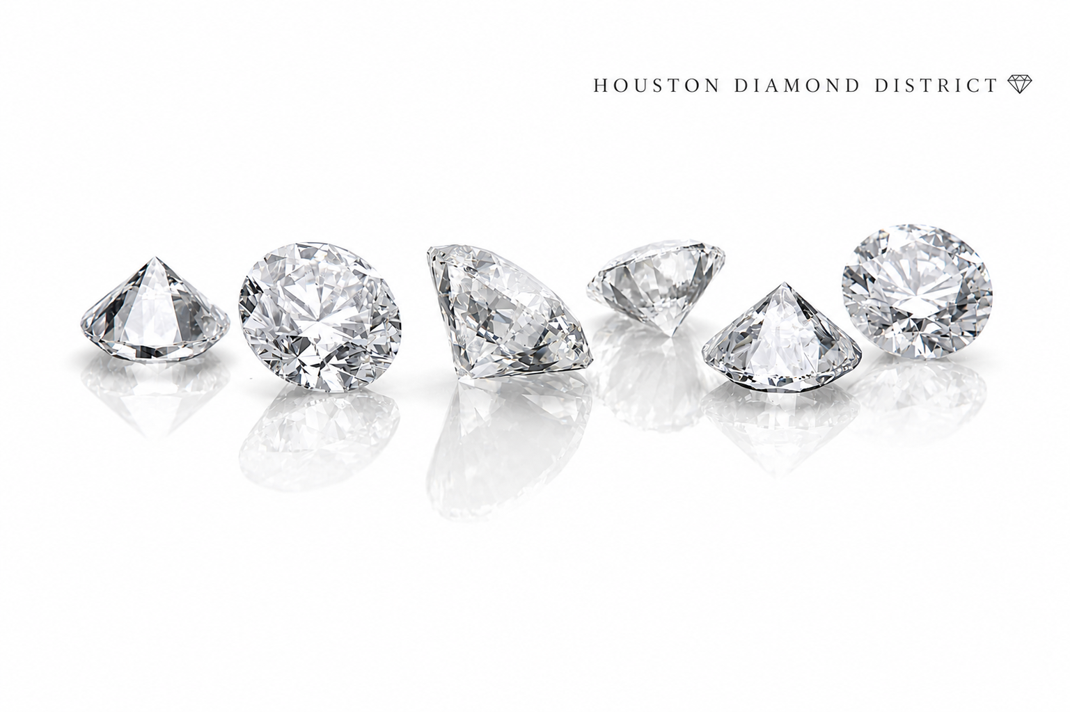 14K white gold solitaire engagement ring with round lab grown diamond in 4-prong setting