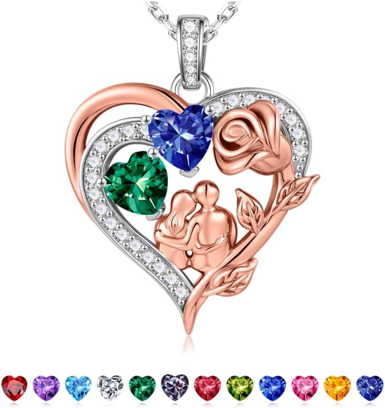 Classic Birthstone Necklace for Women 2025