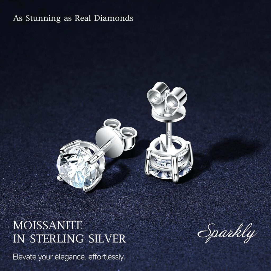 Moissanite Stud Earrings for Men & Women: Honest Review