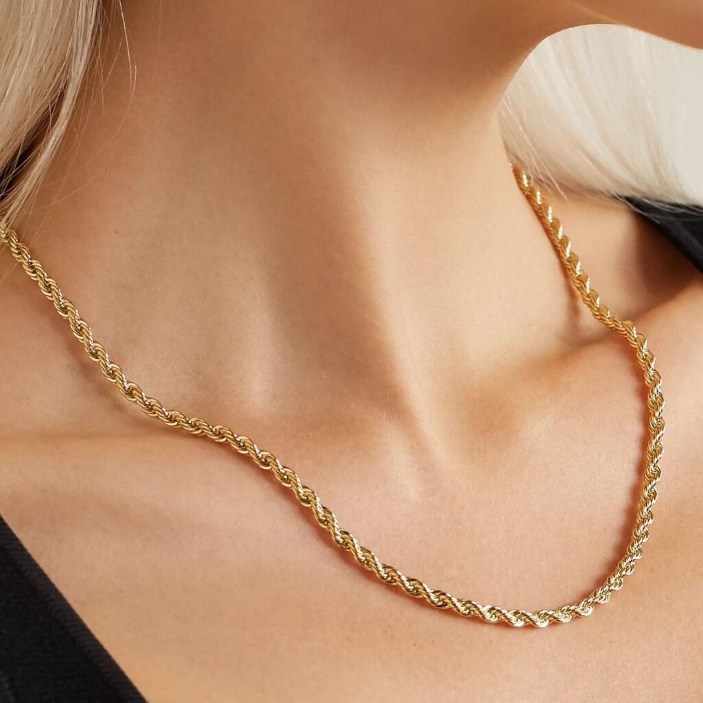 10K Gold Rope Chain Necklace: Honest Review