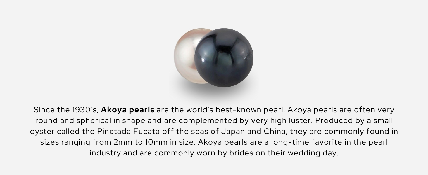 Japanese Akoya pearl pendant necklace with 14K gold chain, classic white cultured pearl on delicate gold setting