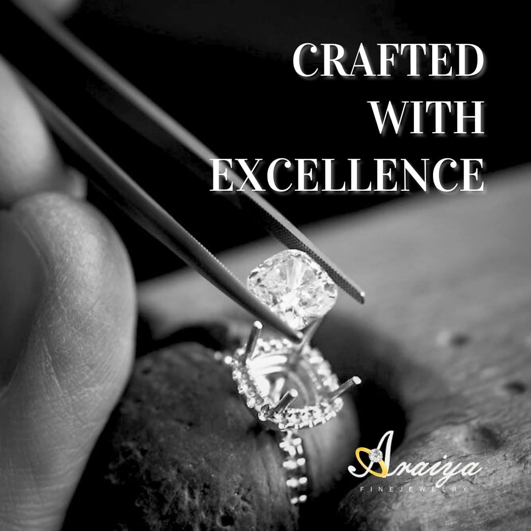 Five-stone lab grown diamond anniversary band in 14K white and yellow gold with classic solitaire styling